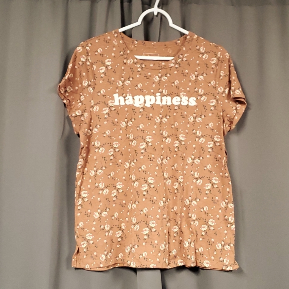L Sonoma Happiness Tshirt S/S Floral